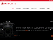 Tablet Screenshot of cardinalcamera.com